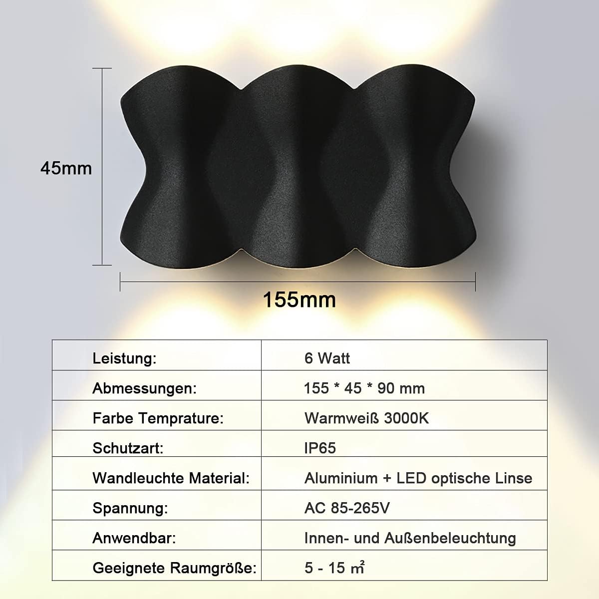 Miniatura 3 de LAMPARA LUZ LED 6 SALIDAS